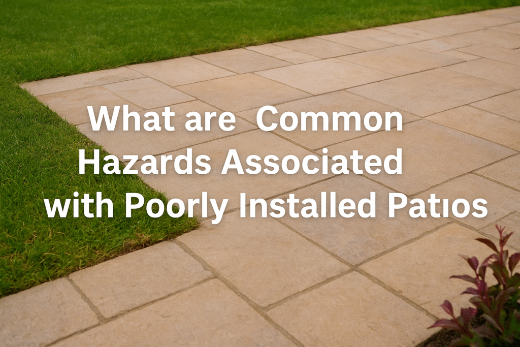 Common Safety Risks Caused by Poorly Installed Patios