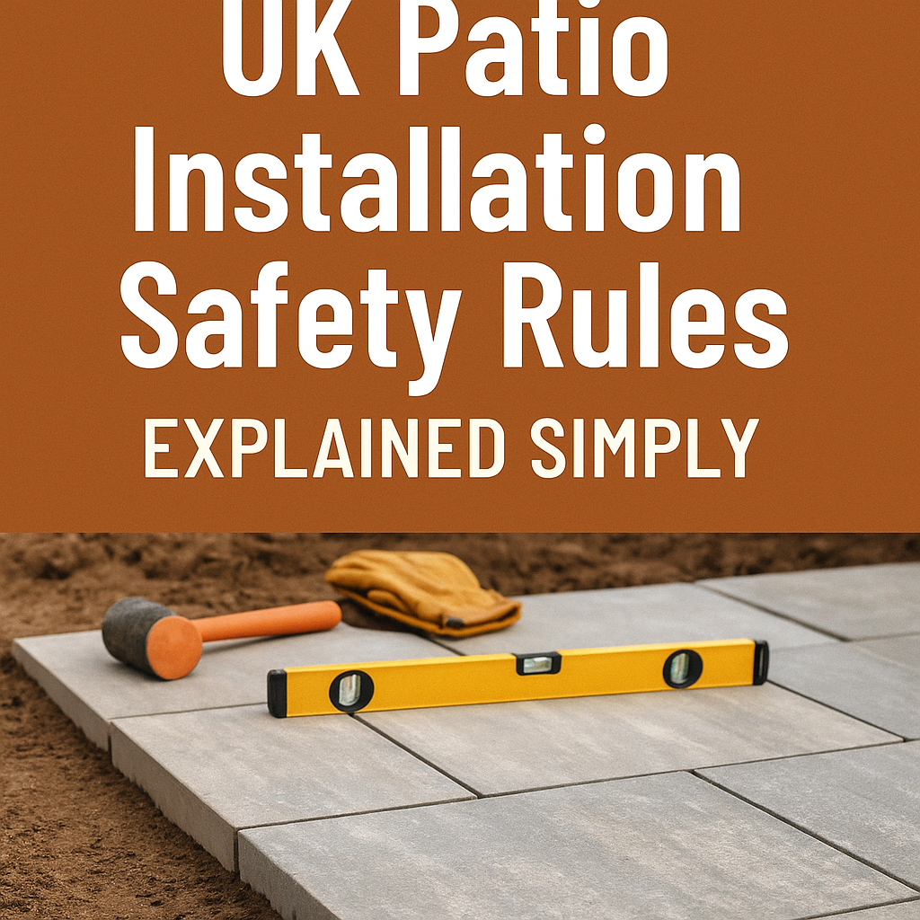 UK Patio Installation Safety Rules Explained Simply