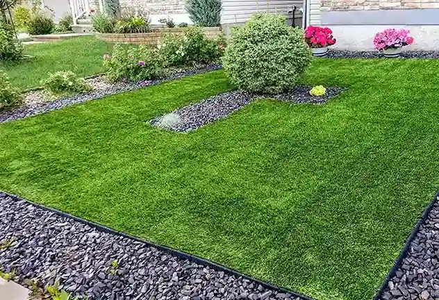 Modern garden patio installation in Durham by Landcapers Durham