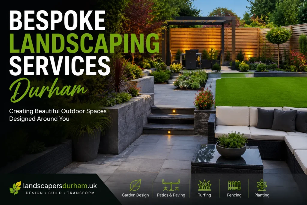 Can you design small gardens with bespoke landscaping Services in Durham